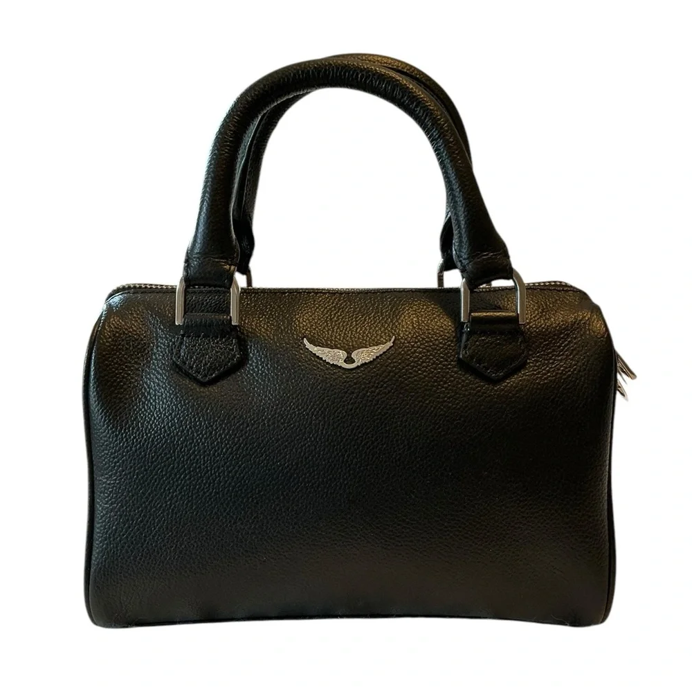 ZADIG & VOLTAIRE Sunny XS Leather Crossbody Bag Black $448 Retail - Picture 3 of 16